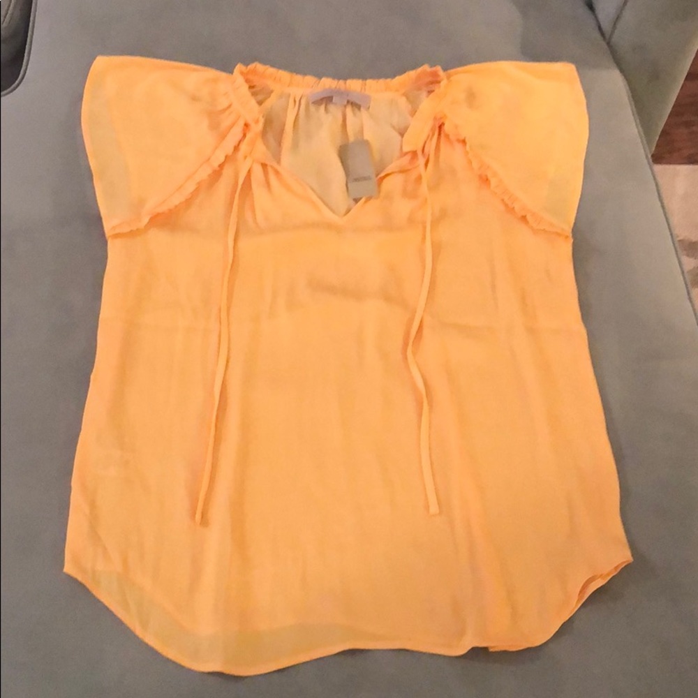 Loft yellow blouse